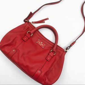 Red Leather Kate Spade Satchel